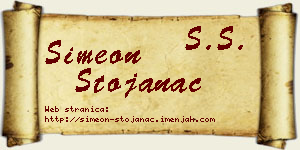Simeon Stojanac vizit kartica